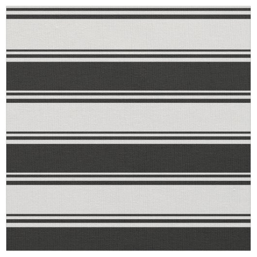 Lichtgrau und schwarz Streifen Muster Stoff (Nahaufnahme)