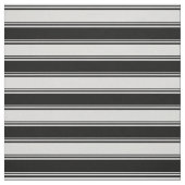 Lichtgrau und schwarz Streifen Muster Stoff (Muster)