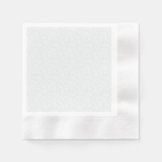 Lichtgraue geometrische Blume |Modernes Sommermust Serviette (Vorderseite)