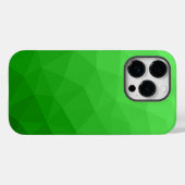 Lichtgrün geometrisches Messprofil Case-Mate iPhone Hülle (Rückseite (Horizontal))