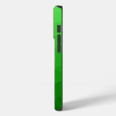 Lichtgrün geometrisches Messprofil Case-Mate iPhone Hülle (Rückseite / Links)