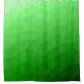 Lichtgrün geometrisches Messprofil Duschvorhang (Vorderseite)