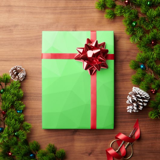 Lichtgrün geometrisches Messprofil Geschenkpapier (Feiertagsgeschenk)