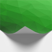 Lichtgrün geometrisches Messprofil Geschenkpapier (Ecke)