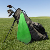 Lichtgrün geometrisches Messprofil Golfhandtuch (Gras)