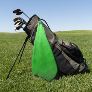 Lichtgrün geometrisches Messprofil Golfhandtuch