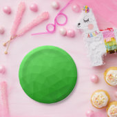 Lichtgrün geometrisches Messprofil Pappteller (Party)