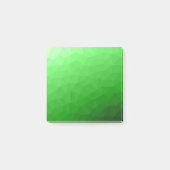 Lichtgrün geometrisches Messprofil Post-it Klebezettel (Vorderseite)