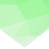Lichtgrün geometrisches Messprofil Tischdecke (Schrägansicht)
