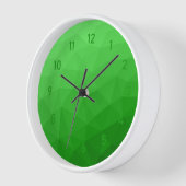 Lichtgrün geometrisches Messprofil Uhr (Winkel)