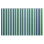 Lichtgrün und Midnight Blue Lines Muster Stoff (Fat Quarter (45,7 x 55,9 cm))