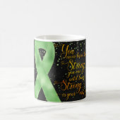 Lichtgrünes Tasse-Design Kaffeetasse (Mittel)