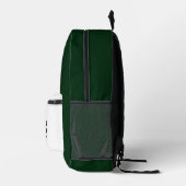 Lichthahn wird mein Retter - Grün Bedruckter Rucksack (Rechts)