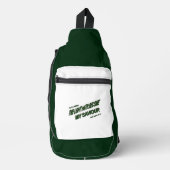 Lichthahn wird mein Retter - Grün Crossbody Bag (Vorderseite)