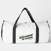 Lichthahn wird mein Retter - Grün Duffle Bag (Vorderseite)