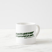 Lichthahn wird mein Retter - Grün Espressotasse (Vorderseite Rechts)