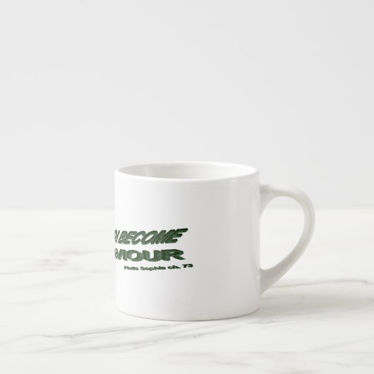 Lichthahn wird mein Retter - Grün Espressotasse (Rechts)