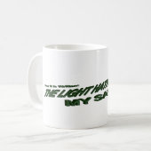 Lichthahn wird mein Retter - Grün Kaffeetasse (Vorderseite Links)