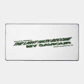 Lichthahn wird mein Retter - Grün Schreibtischunterlage (Vorderseite)