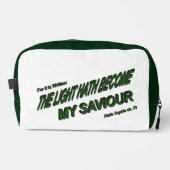 Lichthahn wird mein Retter - Grün Waschbeutel (Vorderseite)