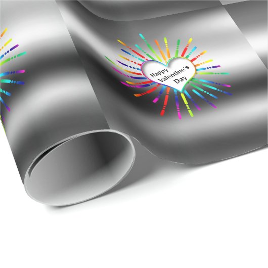 Lichtherz Geschenkpapier (Rolleneckpunkt)