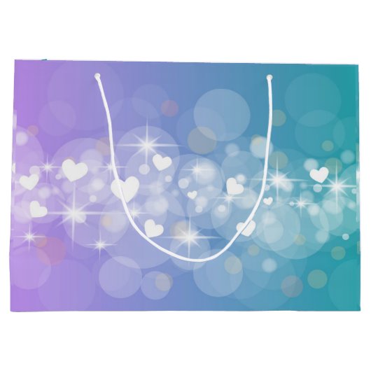 Lichtherz Große Geschenktüte (Rückseite)