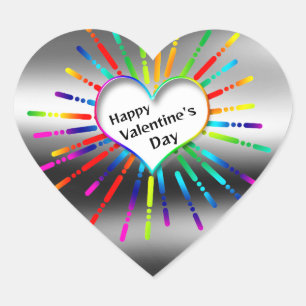 Lichtherz Herz-Aufkleber