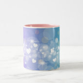 Lichtherz Zweifarbige Tasse (Mittel)