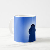 Lichthouseffekt - Blau Kaffeetasse (Vorderseite Links)