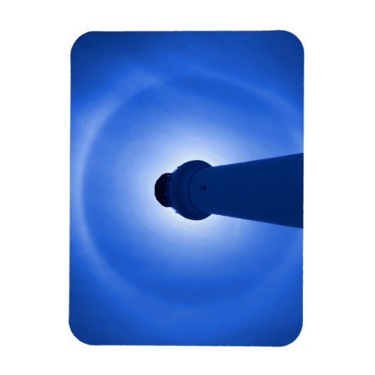 Lichthouseffekt - Blau Magnet (Vertikal)