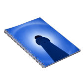 Lichthouseffekt - Blau Notizblock (Rechte Seite)