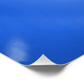 Lichthouseffekt - Blau Poster (Ecke)