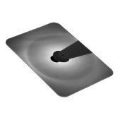 Lichthouseffekt - Schwarzweiß Magnet (Rechte Seite)