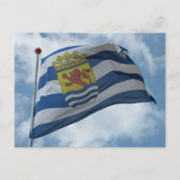 Lichtkarte der offiziellen Provinz Zeeland