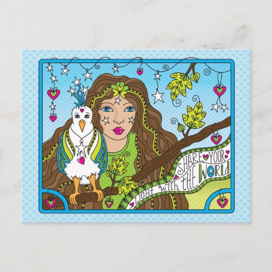 Lichtkarte freigeben postkarte (Vorderseite)