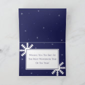 Lichtkarte für geflochtene Schneeflocken Karte (Innenseite)