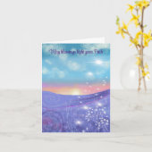 Lichtkarte Karte (Gelbe Blume)