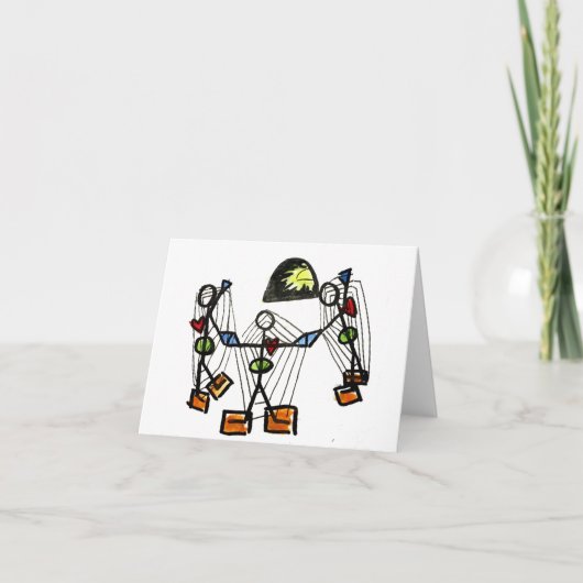 Lichtkleber| Story Metapher Karte (Vorderseite)