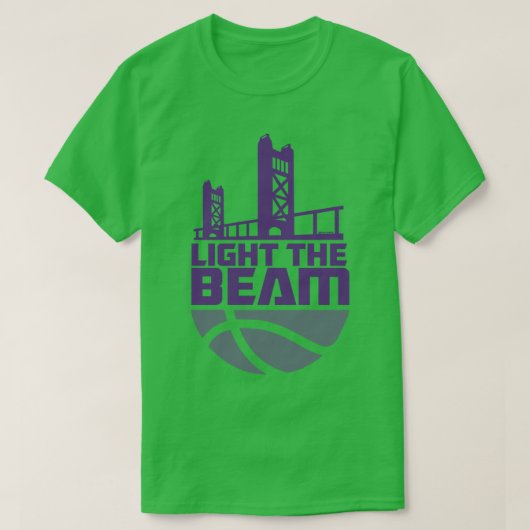 Lichtkopie des Strahls T-Shirt (Design vorne)