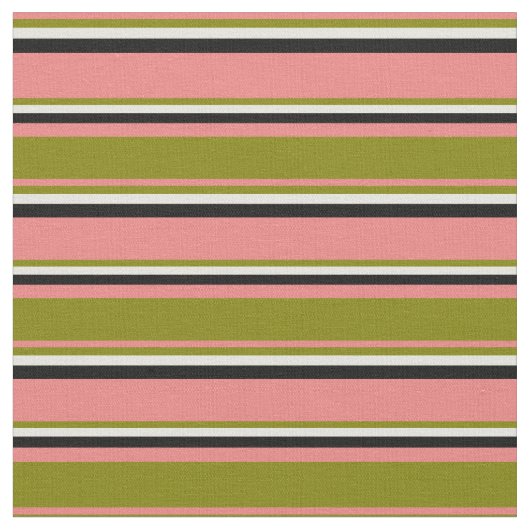 Lichtkoralle, grün, beige und schwarz stoff (Nahaufnahme)