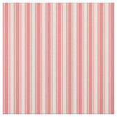 Lichtkoralle und Beige Linde/Streifen-Muster Stoff (Muster)
