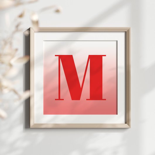 Lichtkorallengradient Poster