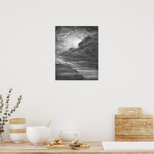 Lichtkreation von Gustave Doré Poster (Küche)