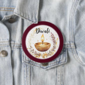 Lichtkreis: Ein Diwali-Segen Button (Beispiel)
