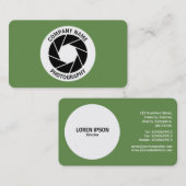 Lichtkreis - Moosgrün Visitenkarte (Vorne/Hinten)