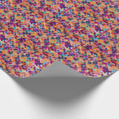 Lichtkreise Abstrakter Vintager Hintergrund Geschenkpapier (Ecke)