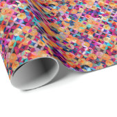 Lichtkreise Abstrakter Vintager Hintergrund Geschenkpapier (Rolleneckpunkt)