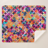 Lichtkreise Abstrakter Vintager Hintergrund Sherpadecke (Vorderseite (Horizontal))