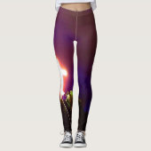 Lichtkreuz bei nächtlichen Gottesdiensten - Lieben Leggings (Vorderseite)