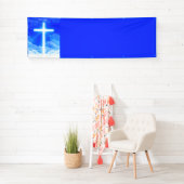 Lichtkreuz Jesus Christus Christlich anpassbar Banner (Insitu)